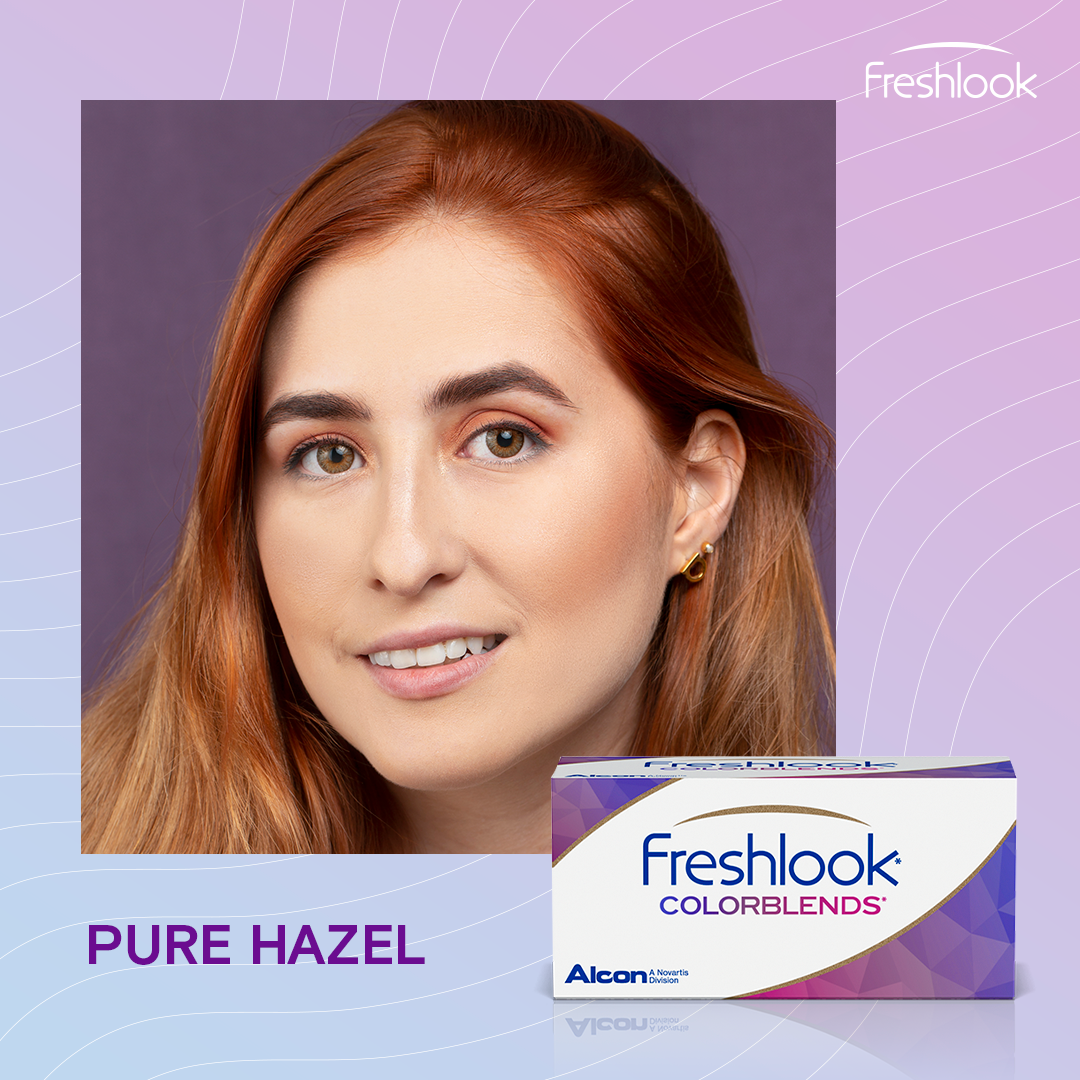 Lentes de contacto pure hazel freshlook hotsell