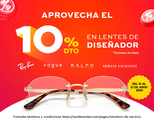 VDV Lentes diseñador con 10 de descuento 