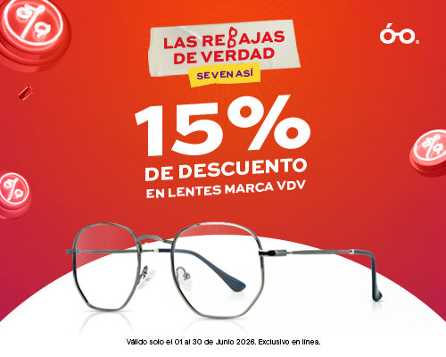 VDV Lentes 15 Descuento Popup
