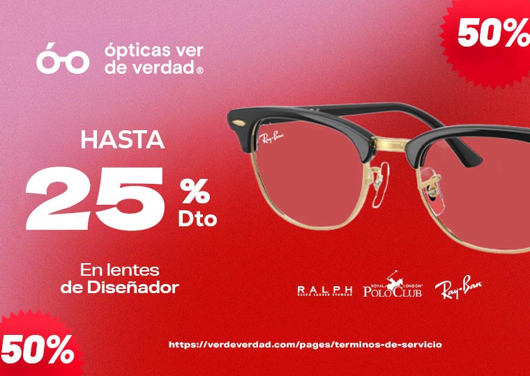 VDV Lentes 25 Descuento Outlet Disenador