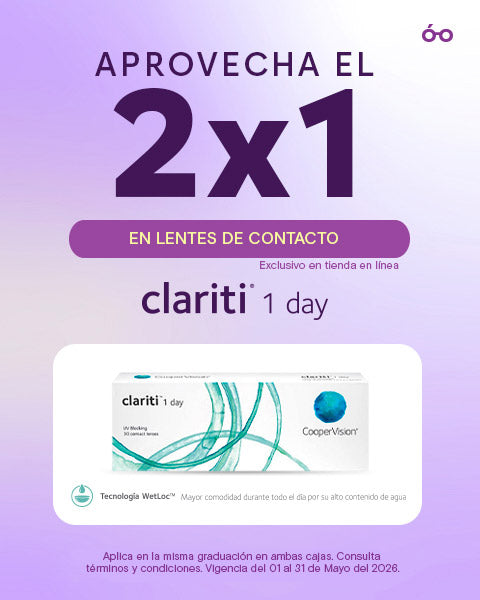 VDV Lentes de Contacto Clariti al 2x1