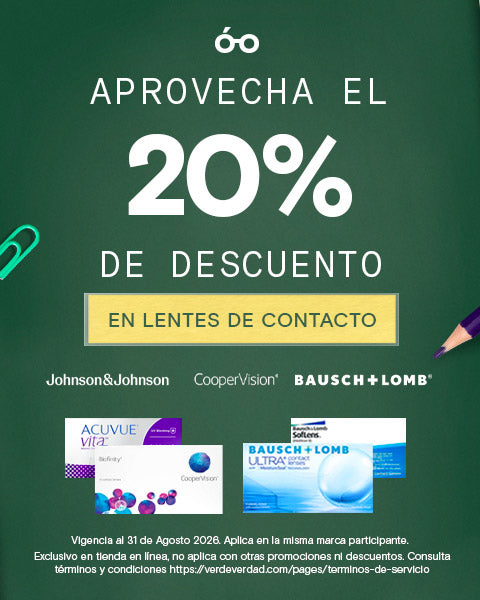 VDV Lentes de Contacto con 20 de descuento