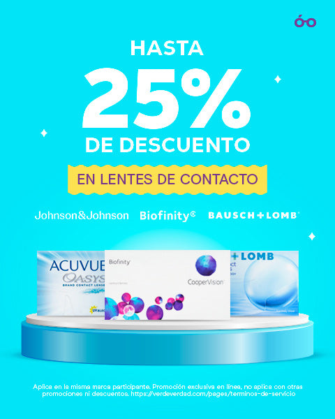 VDV Lentes de contacto con 25% de descuento