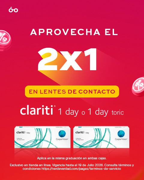 Lentes de Contacto Clariti al 2x1