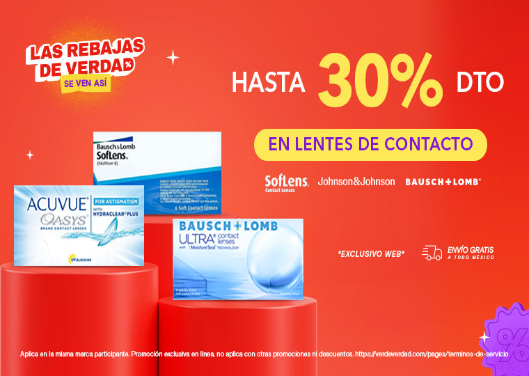 VDV Lentes de contacto con 30 de descuento