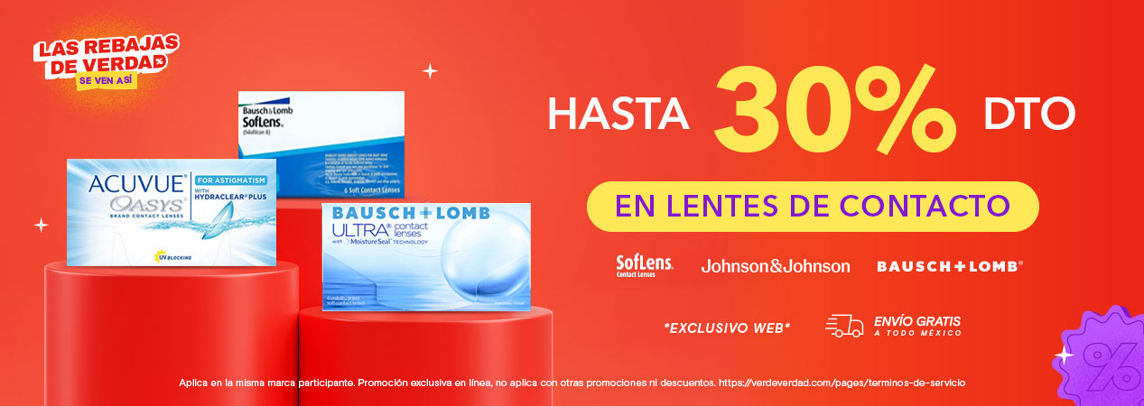 VDV Lentes de contacto con 30 de descuento