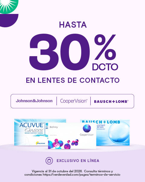 Lentes de Contacto con el 30 de descuento