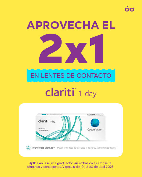VDV Lentes de Contacto Clariti al 2x1