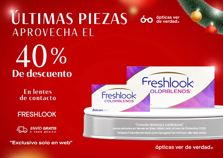 VDV Lentes De Contacto Freshlook40 Descuento