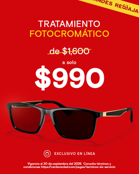 Micas foto cromáticas a precio exclusivo por rebajas