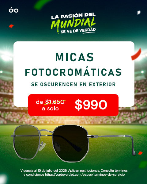 Micas fotocromáticas para todos los lentes