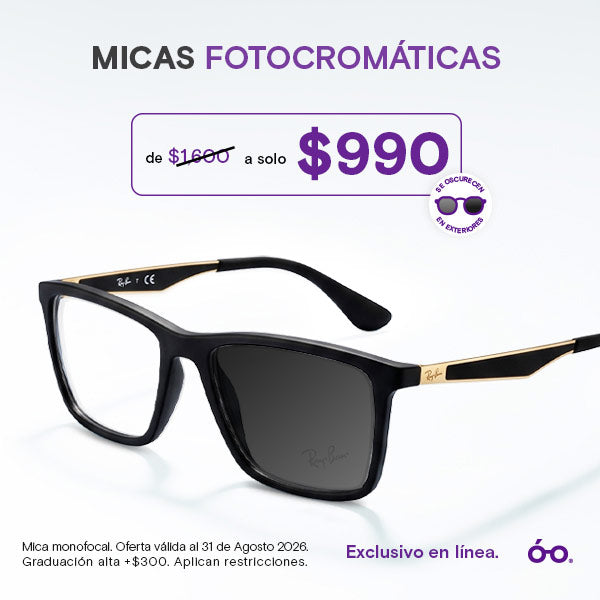 VDV Lentes Micas Fotocromátic con Descuento