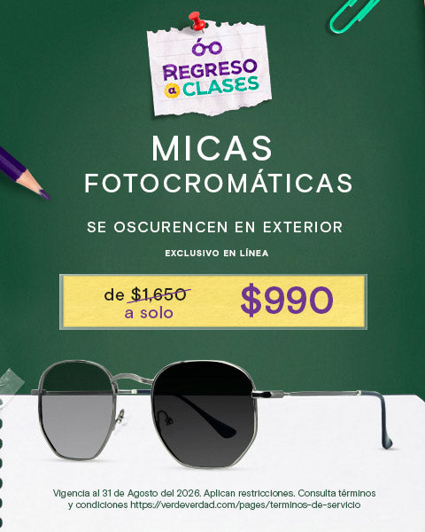 Micas fotocromaticas con descuento