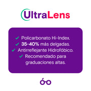 VDV Lentes Tratamiento Micas Ultralens