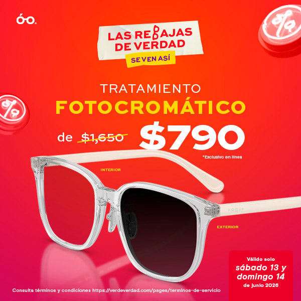 Flash Tratamiento Fotocromático descuento