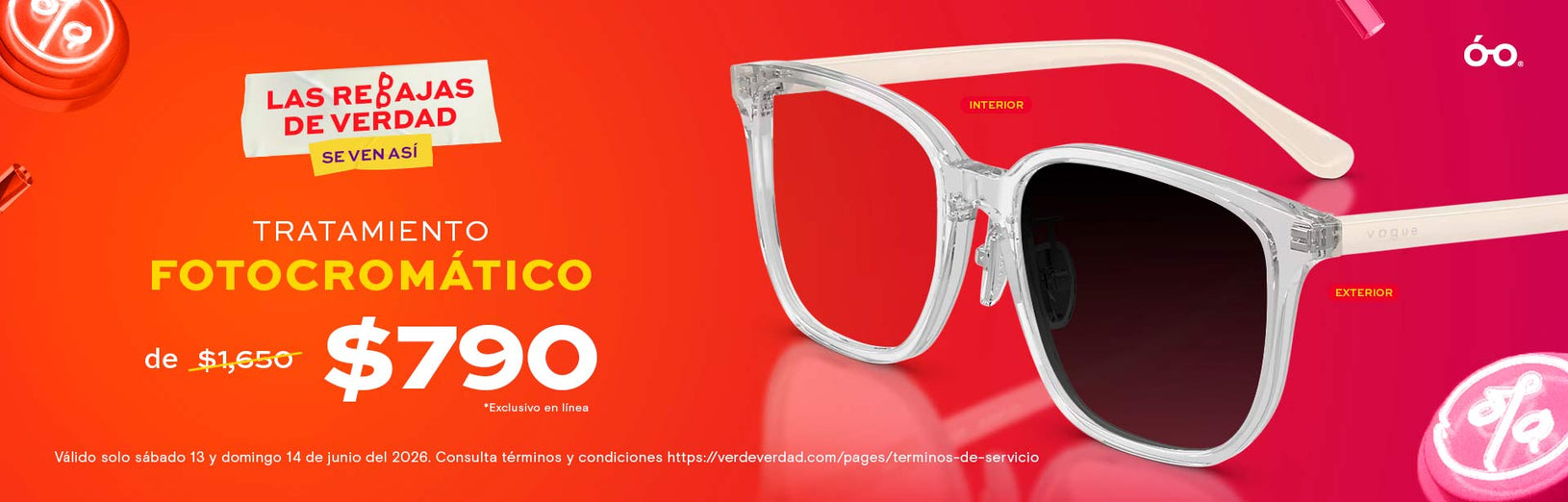 Flash Tratamiento Fotocromático descuento