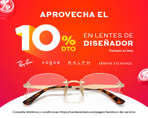 VDV Lentes diseñador 10 descuento Popup