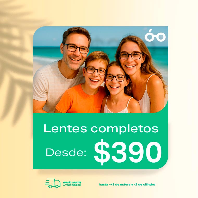 VDV slide movil - Lentes completos desde $390