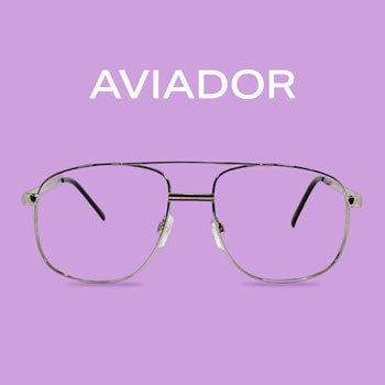Lentes con estilo aviador